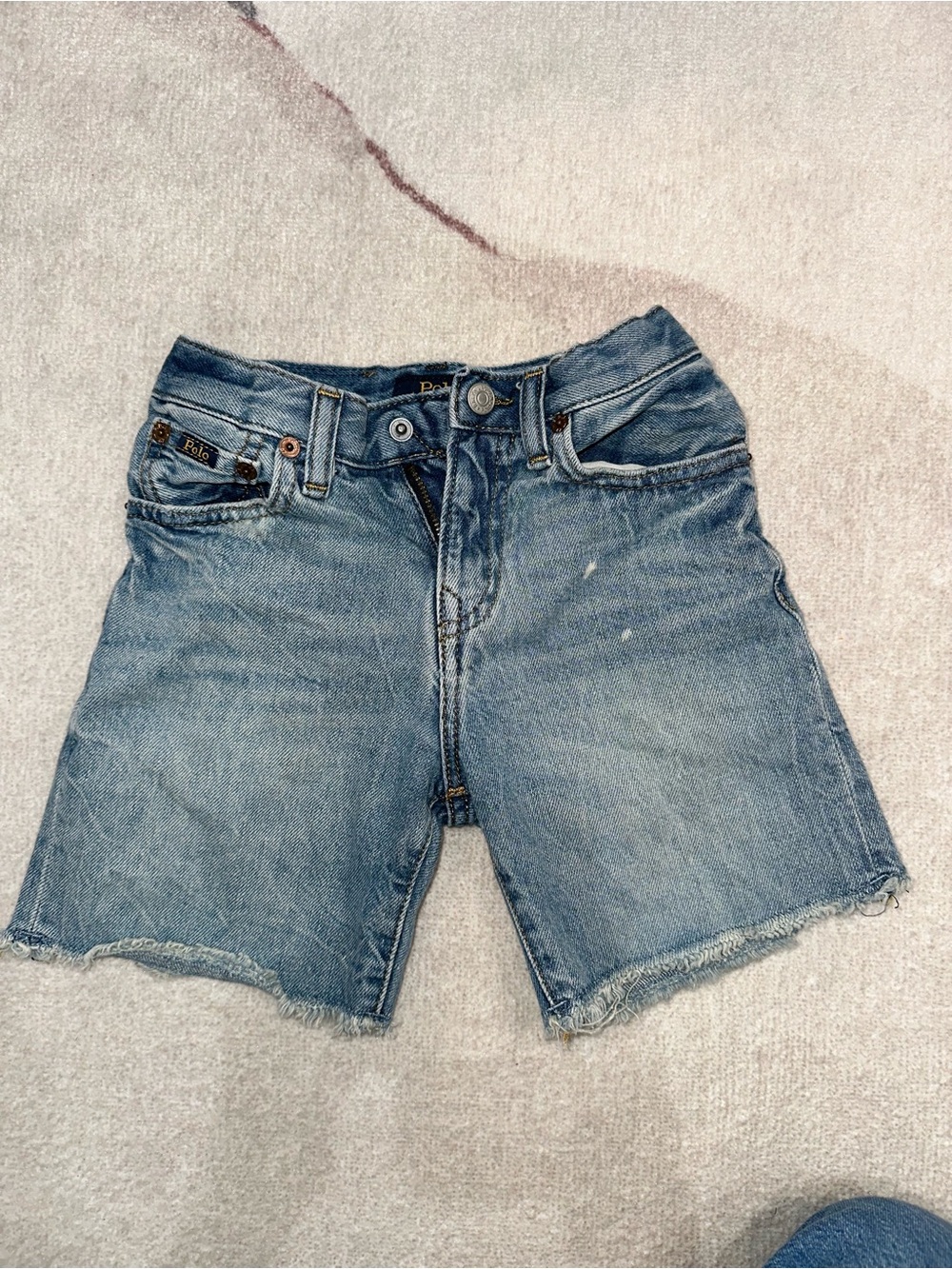 Polo by Ralph Lauren Light Blue Denim Cutoff Shorts
